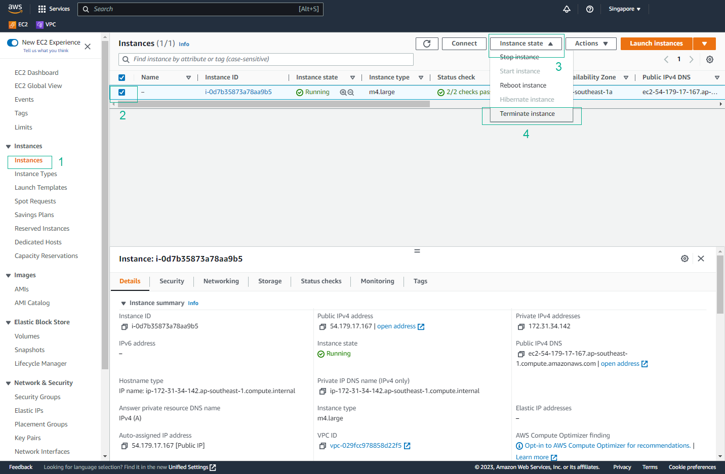 Delete EC2 Instance