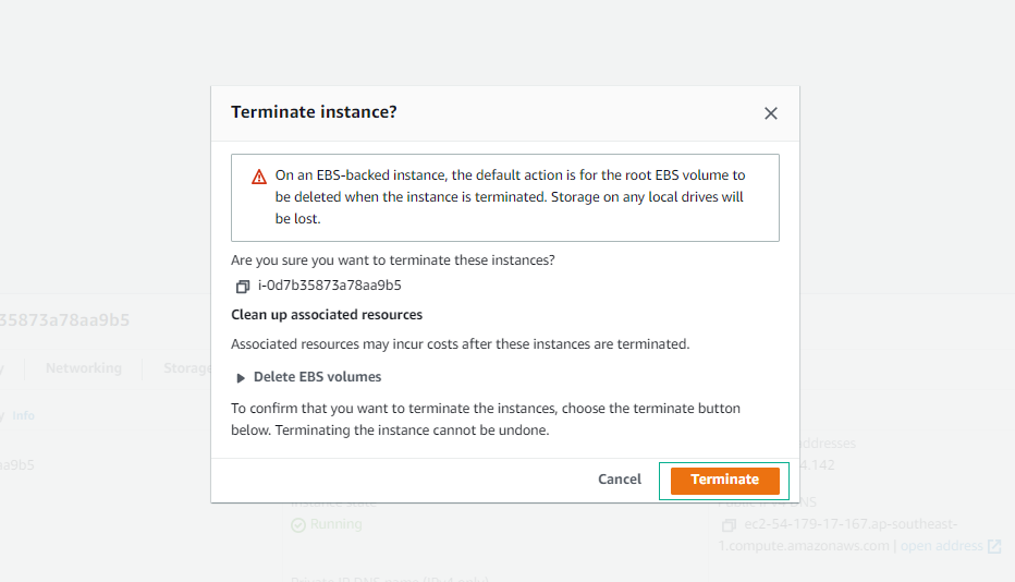 Delete EC2 Instance