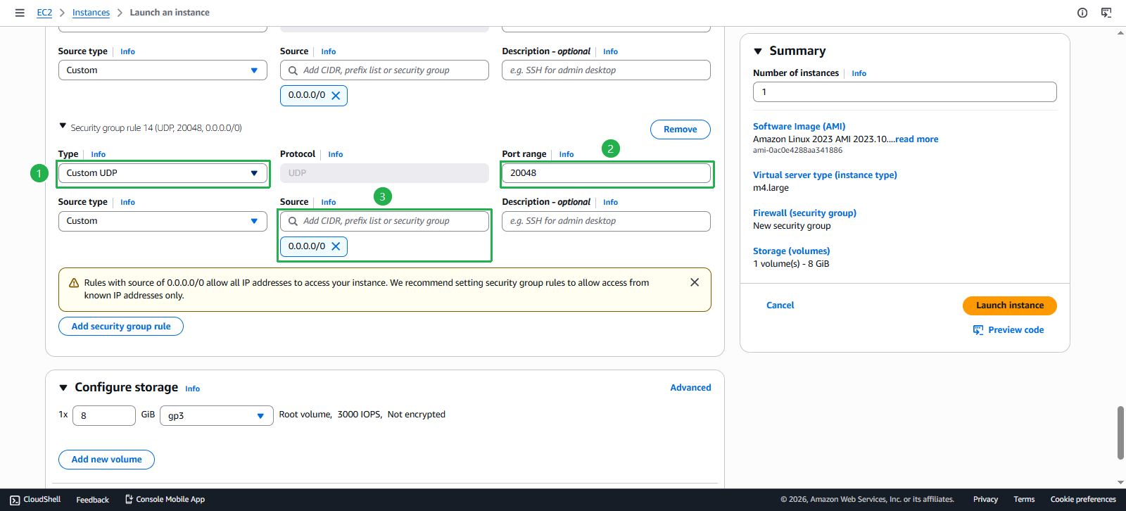 Create Storage Gateway Instance