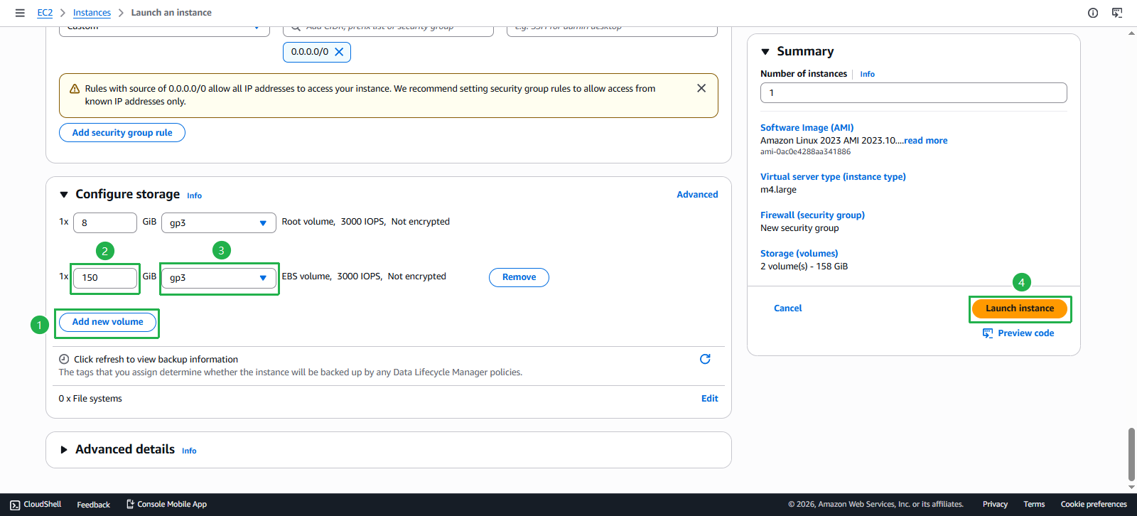 Create Storage Gateway Instance