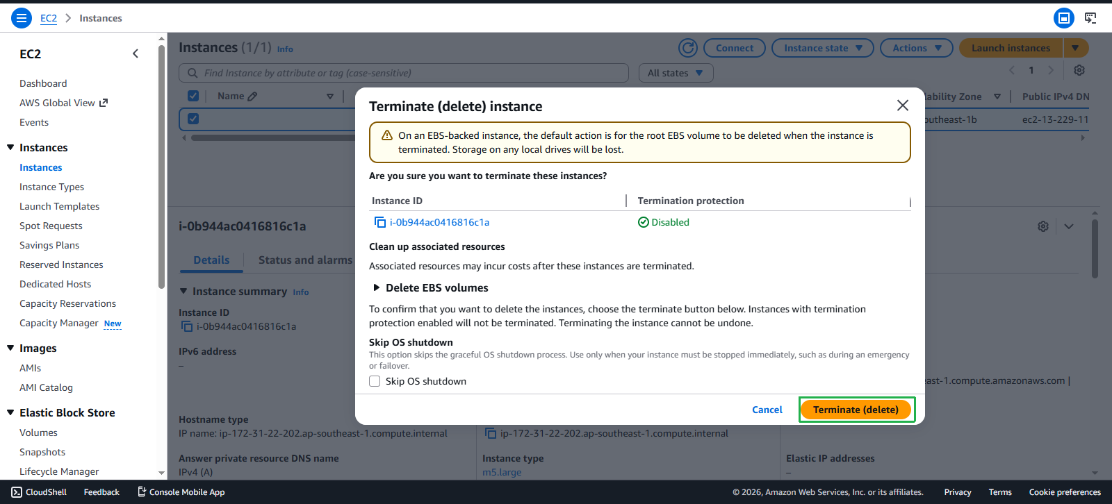 Delete Storage Gateway