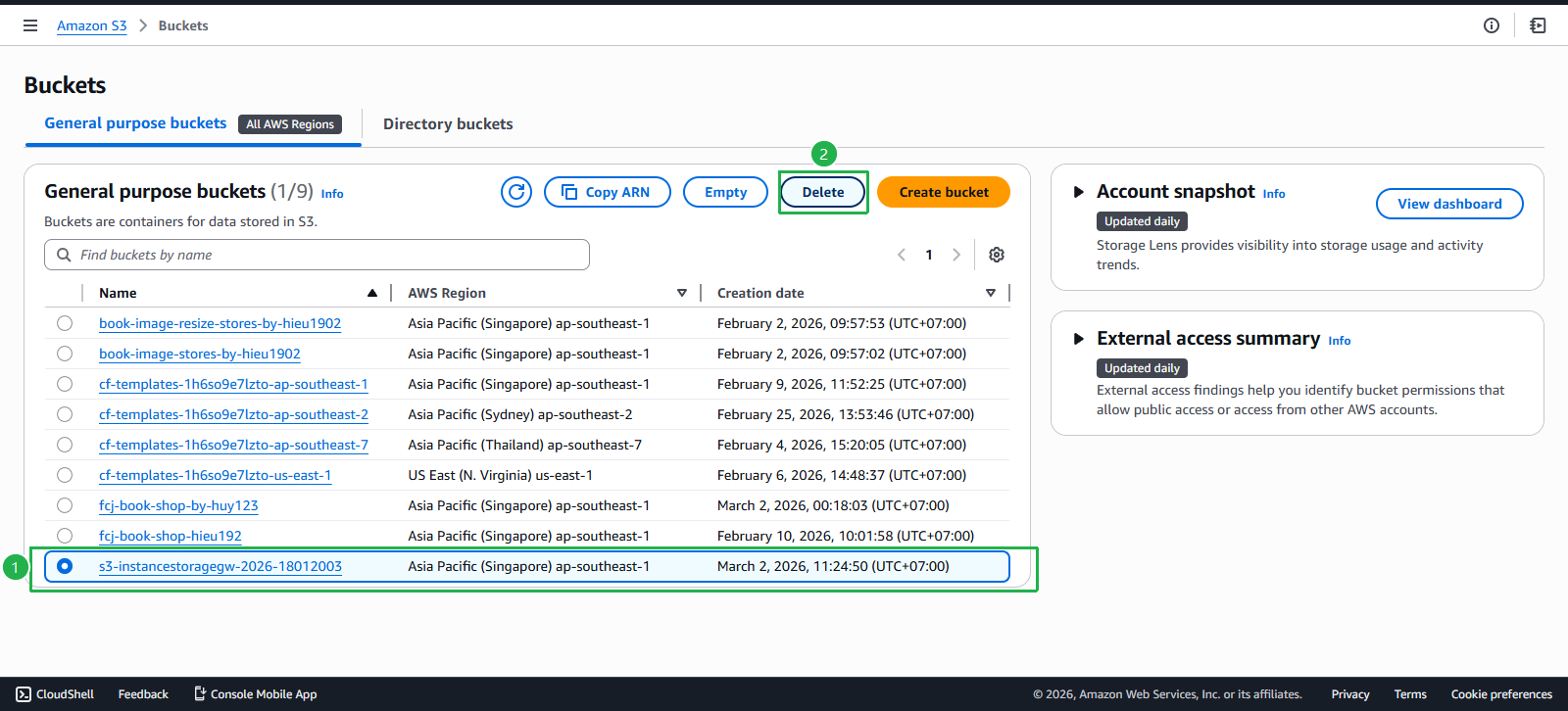Delete Storage Gateway